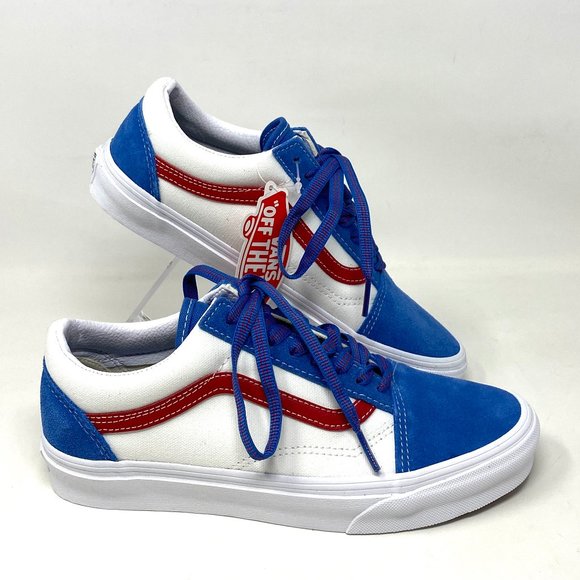 Vans Other - 💖MEGA SALE💖Vans Old Skool Sport Blue White   Suede Canvas  Men  VN0A38G19XG1